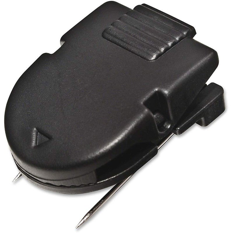 Advantus 75344 Fabric Panel Wall Clips, Standard Size, Black, 20/Box - Image 1